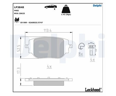 ARKA FREN BALATASI OTOMATİK EL FRENİ ZAFIRA LIFE 19 VIVARO C 19 JUMPY III 16 EXPERT 16 TOYOTA PROACE 16 294 mm