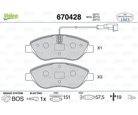 ÖN FREN BALATASI FİŞLİ FIAT BRAVO II 08 14 EGEA HB 15 ALFA ROMEO MITO 08 15 LANCIA DELTA III 08 14 1.3D MTJ 1.4TB 1.6D MTJ 1.9D MTJ 2.0D MTJ BÜYÜK TİP
