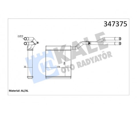 KALORIFER RADYATORU MONDEO IV 07 14 S MAX GALAXY 06 15