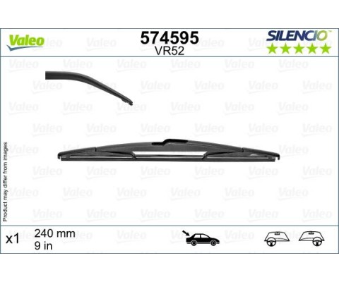 ARKA SİLECEK PEUGEOT P5008 16 RENAULT MEGANE IV-TALISMAN X1 240 MM