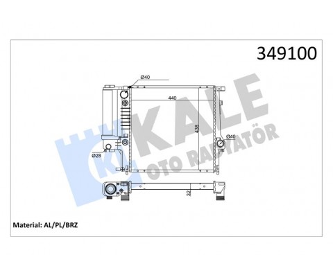 MOTOR SU RADYATORU BMW M40 E30 M50 M52 E36 OTOMATIK SANZ.