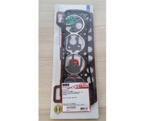 ÜST TAKIM CONTA KEÇESİZ-SUBAP LASTİKSİZ R12 1400