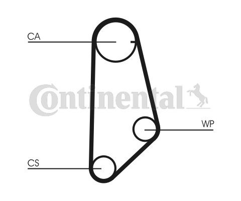TRİGER KAYIŞI 113x190 VW SANTANA-PASSAT 1.9 10V 81-83 -2.0 10V 83-88 -AUDI-LANCIA CT635