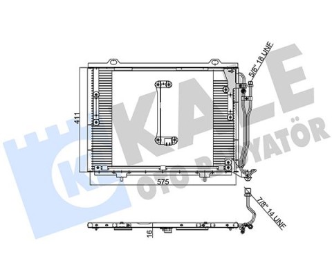 KLIMA RADYATORU MERCEDES W202 S202 W210