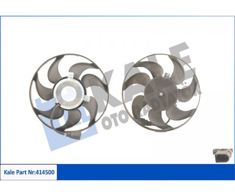 FAN MOTORU SAĞ CADDY III-GOLF V-VI-PLUS-JETTA III-IV-PASSAT-SCIROCCO-TOURAN 200W-295mm