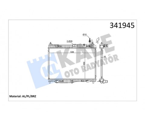 MOTOR SU RADYATORU FIESTA 1.4TDCI 1.6TDCI 1.5TDCI 08 B MAX 1.5TDCI 1.6TDCI 12 TRANSIT COURIER 1.5TDCI 1.6TDCI 14 350 558 18