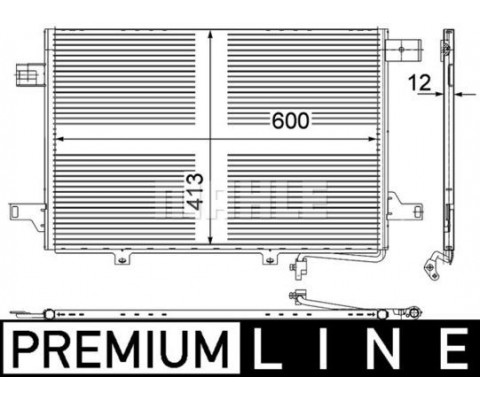 KLIMA RADYATORU TAVAN MERCEDES SPRINTER B906 06 . VW CRAFTER 30-35-50