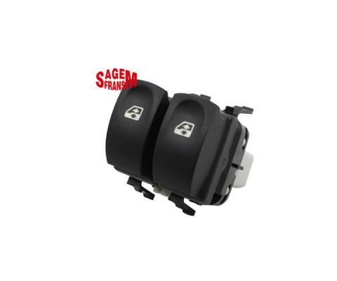 CAM AÇMA DÜĞMESİ CLIO III ÖN SOL BEYAZ ÇİFTLİ