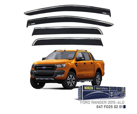 KROMLU CAM RÜZGARLIĞI FORD RANGER 2015- 4LÜ
