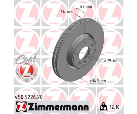 FREN DISKI ON 18 INC RANGE ROVER SPORT 2 L494 13 16 RANGE ROVER 4 VOGUE L405 12 DISCOVERY 5 L462 16