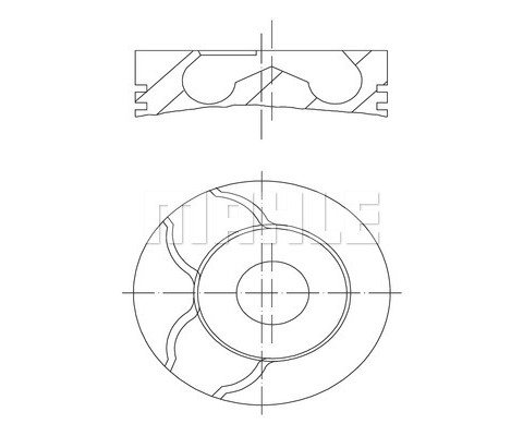 MOTOR PISTON SEGMAN 76.00mm 1.00 CLIO KANGOO 1.5 DCI K9K 26 PIM / 0.20 KISA