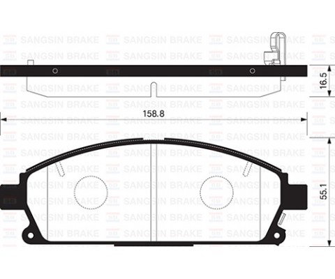 ÖN BALATA NISSAN PATHFINDER 2.7TD 3.3 V6 4WD 97-04 -XTRAIL 2.0-2.2-2.5 4x4 01 GDB3167-GDB3293