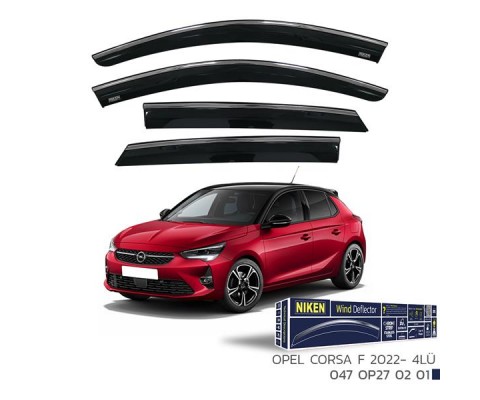 KROMLU CAM RÜZGARLIĞI OPEL CORSA F 2022- 4LÜ