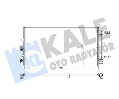 KONDENSER KLIMA RADYATORU YENI FOCUS IV 17 1.5 ECOBLUE 1.0-1.5 ECOBOOST