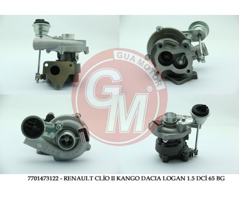 TURBO ŞARJ RENAULT CLİO II KANGO DACIA SYMBOL MEGANE II 1.5 DCİ 65 BG