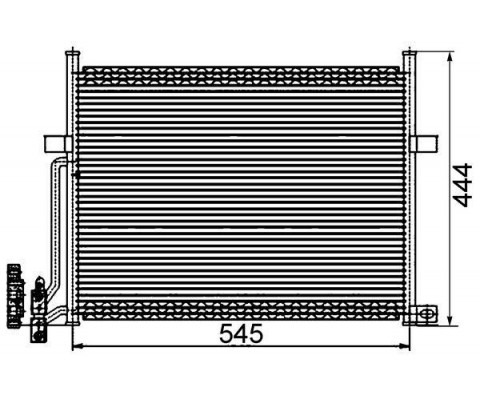 KLIMA RADYATORU BMW E46 M43 M52 M54 N40 N42 N45
