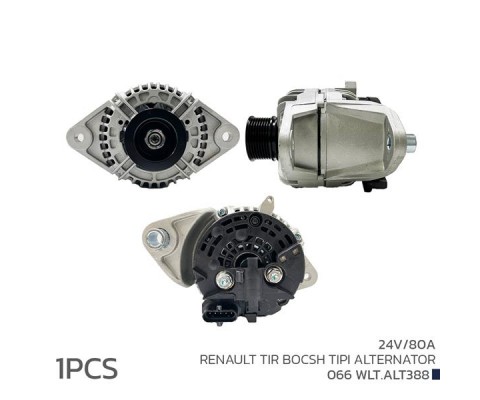 ALTERNATÖR 24V 80A RENAULT TIR BOSCH TIPI