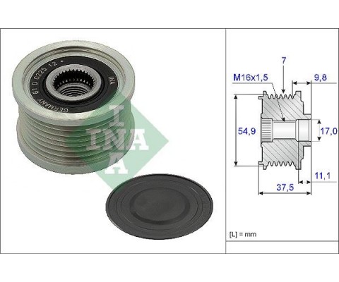 ALTERNATÖR RULMANI FIAT DUCATO 2.3D 15