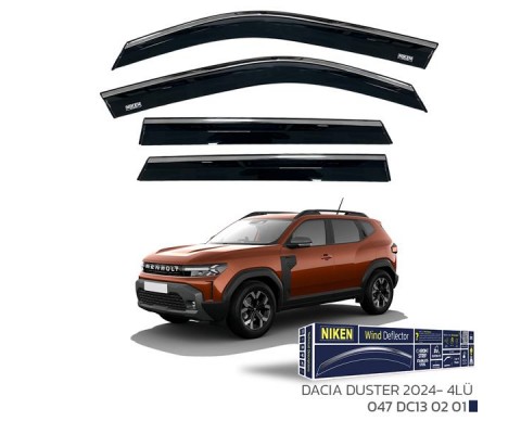 KROMLU CAM RÜZGARLIĞI DACIA DUSTER 2024- 4LÜ