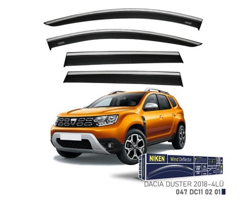 KROMLU CAM RÜZGARLIĞI DACIA DUSTER 2018- 4LÜ