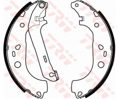 ARKA PABUÇ BALATA TRANSİT TOURNEO CONNECT 1.8 1.8Dİ 1.8TDCİ 02-12.2013 228x57