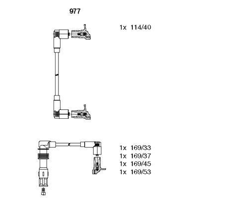 BUJİ KABLOSU TAKIM POLO4 1.4 16V-AFH