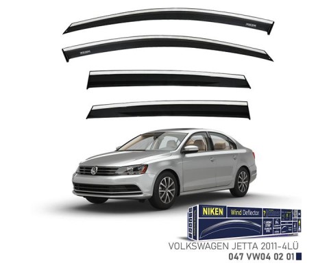 KROMLU CAM RÜZGARLIĞI VW JETTA 2011- 4LÜ