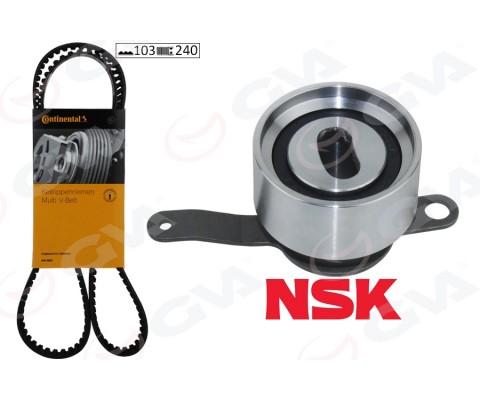 TRİGER KAYIŞ SETİ EKSANTRİK SETİ HONDA CIVIC 1.4L D14A4 D14A8 D14Z2 SOHC EL4 EJ9 MB2 kasa 96-01 1 KAYIŞ 1 RULMAN 103x240