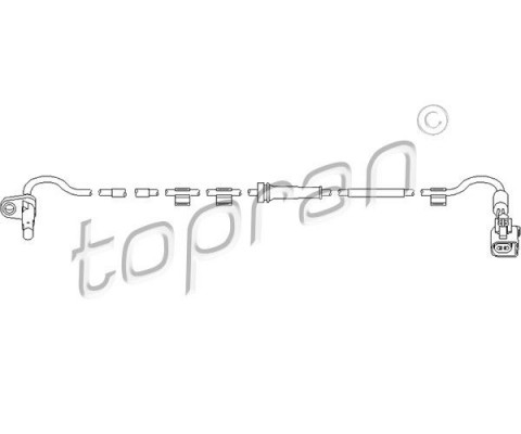ARKA ABS HIZ SENSORU SOL TRANSIT V347 V348 TT9 2.2 155PS 11 14 2.2 TDCI 2.4 TDCI 3.2 TDCI