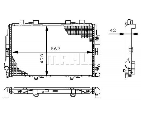 MOTOR SU RADYATORU MERCEDES S-CLASS W140 91 98