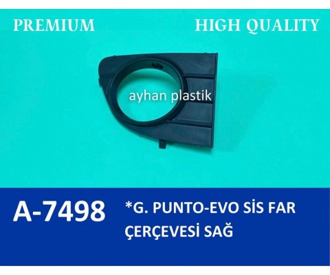 SİS FAR ÇERÇEVESİ KAPAĞI SİSLİ SAĞ GRANDE PUNTO-PUNTO EVO