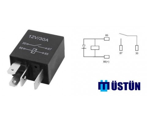 MİKRO ROLE 12V 4P 40 AMPER