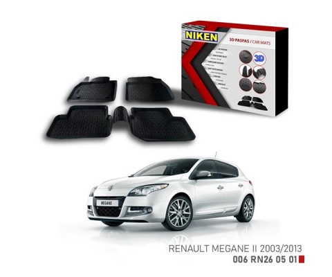 3D PASPAS RENAULT MEGANE II 2003-2013