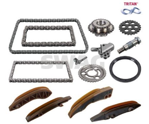 EKSANTRIK ZINCIR SETI ALT UST BMW B37 B57 F20 F40 F45 F46 G20 G11 G12 G14 G15 F48 F39 G01 G02 G05