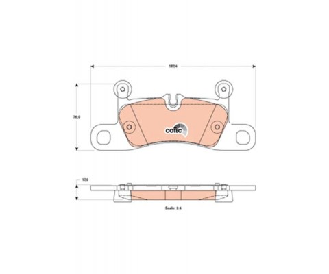 ARKA BALATA VW TOUAREG 3.6 V6 FSI-3.0 V6 TSI 4.2 10 CAYENNE 3.0D 4.8 10 14 911 3.4 11