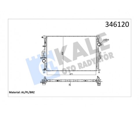 MOTOR SU RADYATORU FOCUS III 11 KUGA 1.6 ECO 2.0TDCI 11 MONDEO IV 1.6TI 1.8TDCI - 2.0TDCI 07 VOLVO S60 II D2-T3-T4 15 18 S80 II 10 15 V40 10 15 V60 I 10 15 V70 III 10 15