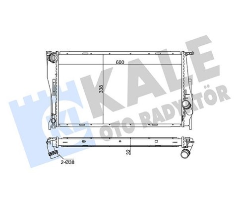 MOTOR SU RADYATORU BMW N47 N57 M57 E81 E82 E87 E88 E90 E92 E93 E84