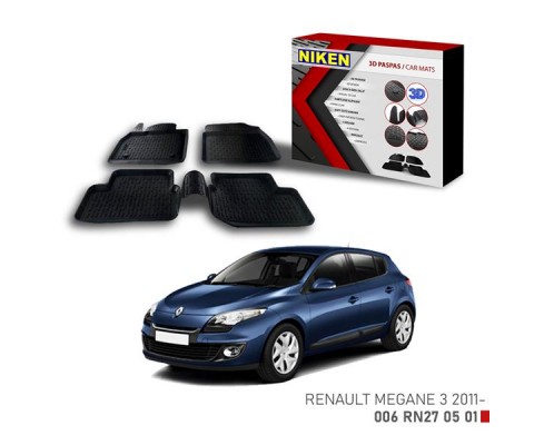 3D PASPAS RENAULT MEGANE 3 2011-