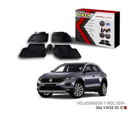 3D PASPAS VW T-ROC 2019-