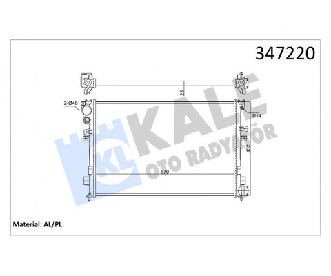 RADYATÖR JUMPY-EXPERT-SCUDO-P806 1.8i-2.0i 8V-2.0i 16V AL/MKNK