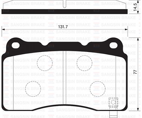 DİSK FREN BALATASI ÖN HONDA CIVIC 2.0 08-15