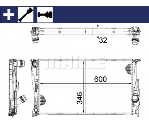 MOTOR SU RADYATORU BMW N47 N57 M57 E81 E82 E87 E88 E90 E92 E93 E84 MEKANIK SANZ