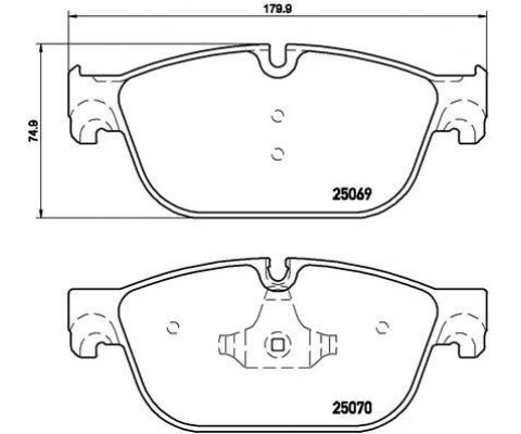 ÖN FREN BALATASI PEUGEOT P407 04 10 P508 10 18 C5 08 14 C6 09 12 DS5 09 15 180mm