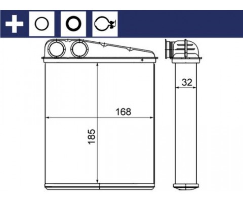 KALORIFER RADYATORU MERCEDES W169 W245 . MINI R55 R56 R60