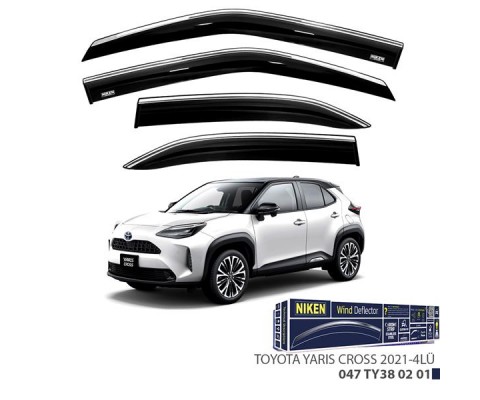 KROMLU CAM RÜZGARLIĞI TOYOTA YARIS CROSS 2021- 4LÜ
