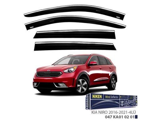 KROMLU CAM RÜZGARLIĞI KIA NIRO 2016-2021 4LÜ