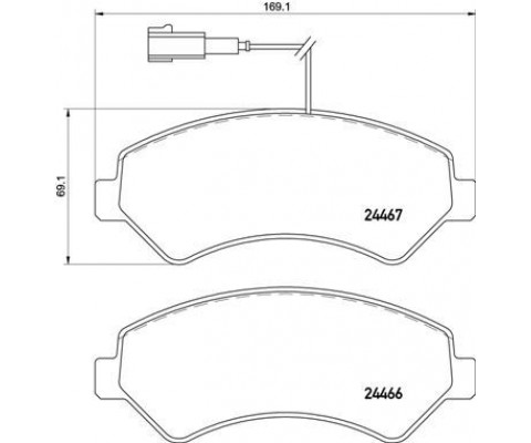 ÖN BALATA BOXER 06 JUMPER 06 DUCATO 06 169.1x69.1x19