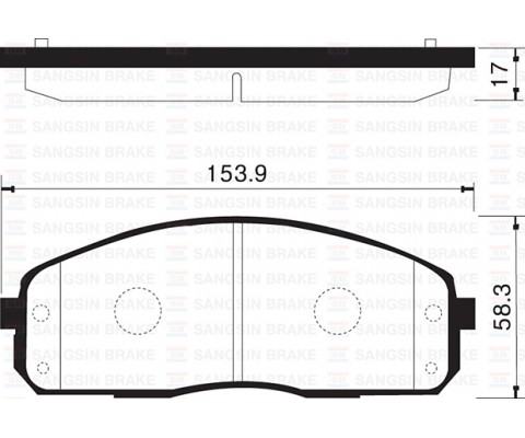 ÖN FREN BALATA HYUNDAI H100 2.5L KAMYONET 04- / KIA K2500 D4CB KAMYONET 12- / K2900 08-