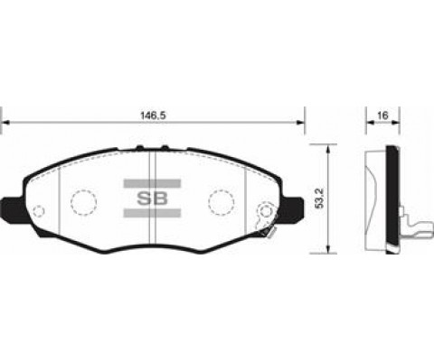 ÖN FREN BALATA TOYOTA HILUX VIGO 2.5L 2KDFTV KUN15 4x2 05-07
