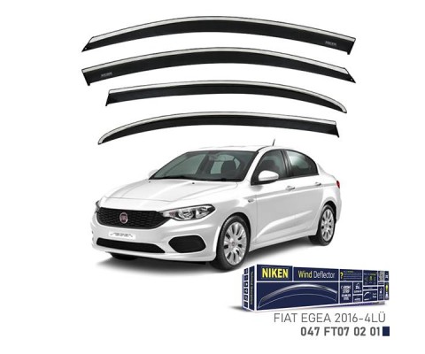 KROMLU CAM RÜZGARLIĞI FIAT EGEA 2016- 4LÜ
